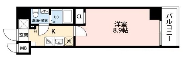 近鉄八尾駅 徒歩8分 5階の物件間取画像